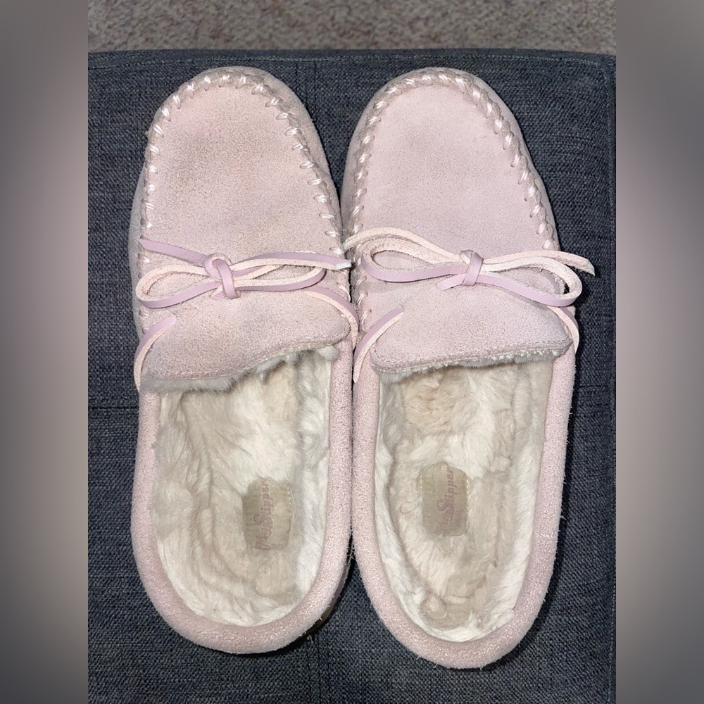 Women’s Light Pink MySlipper Moccasins
